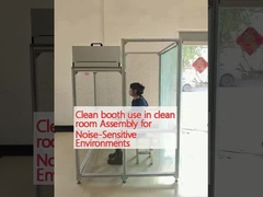 Utilização de cabines limpas em salas limpas