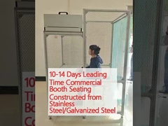 10-14 dias Tempo de entrega Assentos de barracas comerciais construídos a partir de aço inoxidável / aço galvanizado