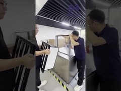 Quadro de aço galvanizado V Banco Filtro HEPA, 0,3um Filtro de ar plissado HEPA H13 Alta capacidade de poeira