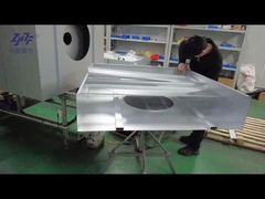 Industrial 4x4 FFU unidade de filtro de ventilador laminar de fluxo de ar capô gabinete H14 controle de grupo para sala limpa