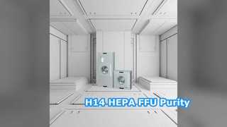 Solução de ar limpo H14 HEPA FFU