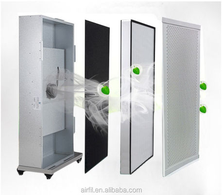 Otimizadas lâminas de ventilador e amortecedores de vibração em 575*575*320 mm Unidade de filtro de ventilador FFU com controlo de ruído avançado