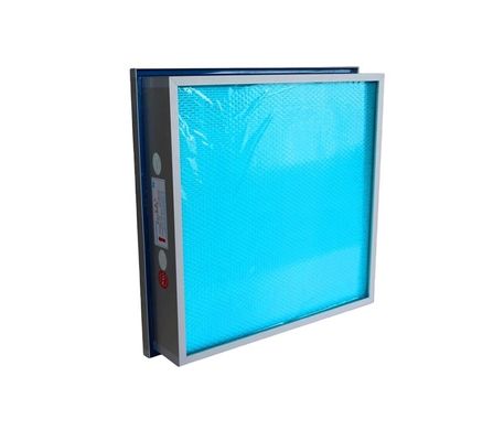 Tanque de líquido Filtro industrial HEPA AHU Filtro de fibra de vidro sintética Mini plissado Alta eficiência