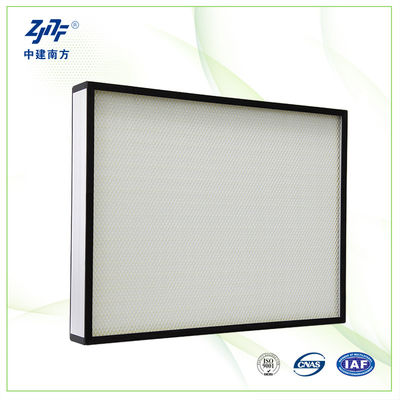 Painel de quadro galvanizado Filtro de ar HEPA de sala limpa OEM de alta eficiência com meios de carbono ativado classe H13
