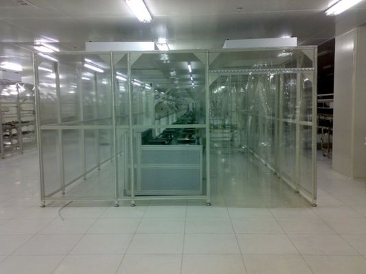 Quarto limpo sem pó, modular, montado, de alta limpeza, com procedimentos e monitoramento rigorosos