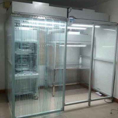 Chassi de sala limpa modular com capô de fluxo laminar Função silenciosa 110V/220V Fornecimento de energia