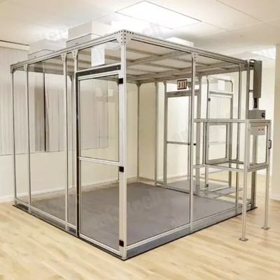 65dB Ruído Sala limpa cabine com controle de pressão positiva/negativa e capô de fluxo laminar