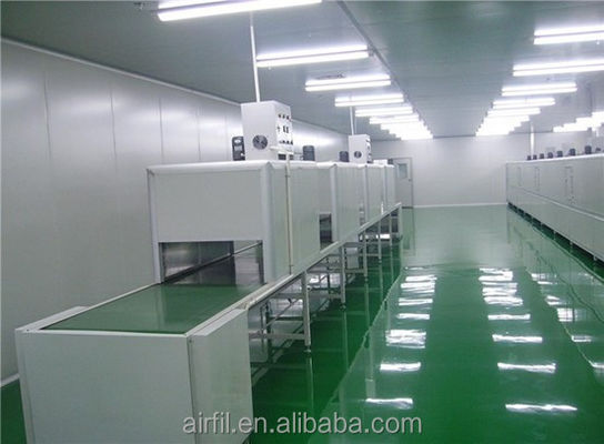 Quarto limpo modular Standards Standards Ceiling FFU Quarto limpo com painel de sanduíche