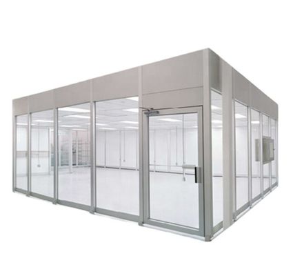 Sala limpa modular ISO 5 com filtro H14/H13 Hepa e sistema de controlo de pressão positiva/negativa