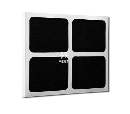 Indústria Painel de pré-filtro de ar primário 5um com malha de fio de carbono ativo personalizado para FFU
