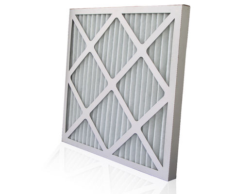 Prefiltro de ar de aço galvanizado para captura de partículas grandes em instalações de fabrico