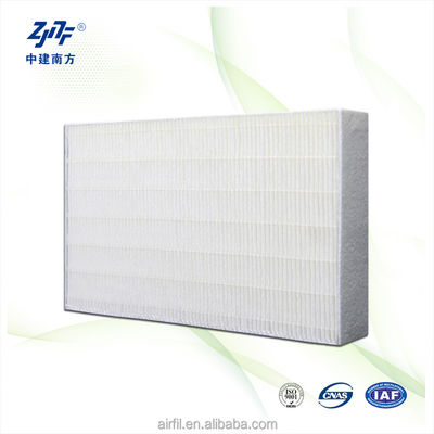 Sistema HVAC HEPA Material de fibra de vidro de substituição Elemento de filtro de limpeza de ar Umidade máxima ≤100%HR Para filtros plissados