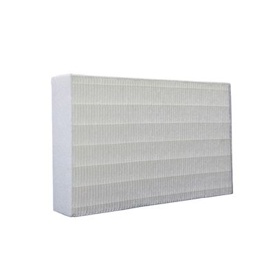 Material de filtro mini plissado HEPA H14 personalizado para sistema de extração de fumaça