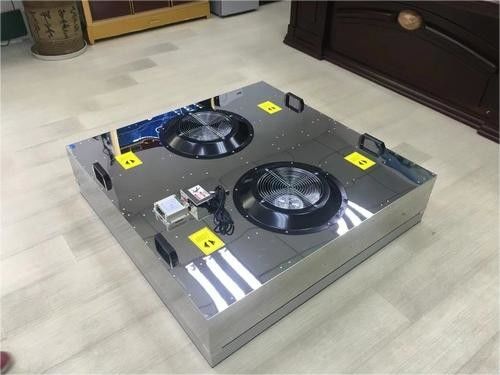ISO 9001 Unidade de ventilador de filtro de fluxo laminar FFU, baixo ruído H14 FFU Sistema de controlo do grupo de filtros HEPA