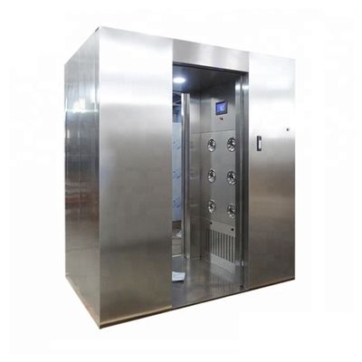 SUS304 Sala limpa Duche com ar LED Dupla pessoa Duas partes soprando