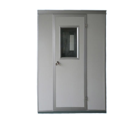 Eficiência Sala Limpa Cabine Chuveiro Aéreo Com Poderosa Sola Limpeza De Ar Velocidade Roller Portão E Construção De Aço Inoxidável