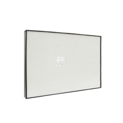 HEPA 99,99% Painel laminar de filtro de fluxo de ar de fibra de vidro de duplo perfil H13 H14