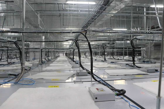 GMP Modular Classe 100 Sala Limpa OEM ODM Sistema de Sala Limpa de Segurança Livre de Pó