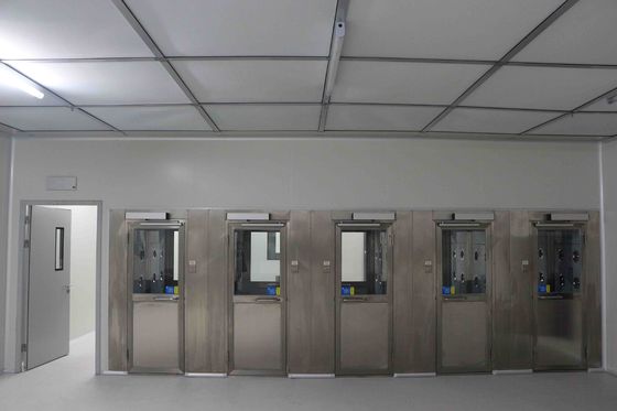Sala de limpeza modular pré-fabricada classe 100 1000 ISO 5 8 Quarto de parede de cortina de PVC macio