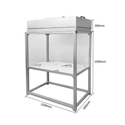 Hepa Laminar Banco de Fluxo de Ar Armário Vertical 1200m3/H Para Fungos Workshop