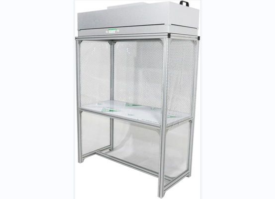 Superfície de trabalho de aço inoxidável/alumínio Laminar Flow Hood Laboratório 1000-1200m3/h Iluminação fluorescente