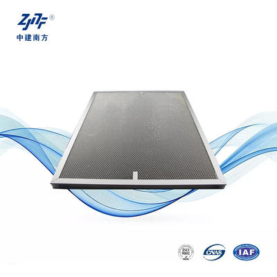 0.3um Fotocatalítico HEPA Panel Filtro Galvanizado Alumínio Ligação Para lâmpada UV
