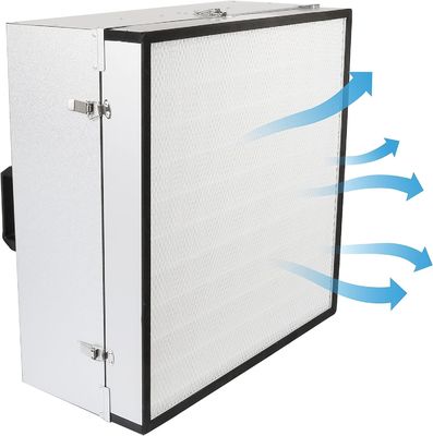 Unidade de filtro de ventilador FFU de aço inoxidável de 1200 M3/h com filtro HEPA e controlo do sistema