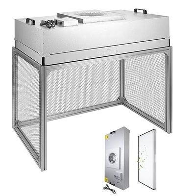 Classe 100 de filtro de ar HEPA H14 Banco de limpeza laminar vertical/horizontal com sopro automático