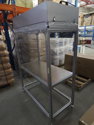 Limpeza do banco Iluminação fluorescente Fluxo de ar laminar Classe 100 Limpeza 1000-1200m3/H Volume de ar