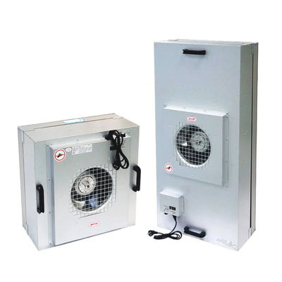 Eficiência energética Unidade de filtro de ventilador FFU em preto para distribuição consistente do fluxo de ar