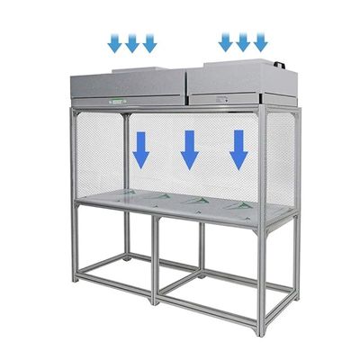 Banco de limpeza de capuz de fluxo laminar horizontal para tanque tampão de fonte de ar ZJNF-2