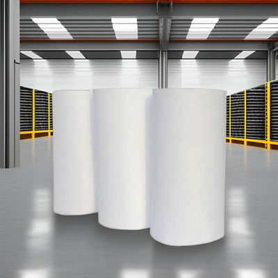 Material de filtro de ar de poliéster plissado para sistemas industriais de filtração