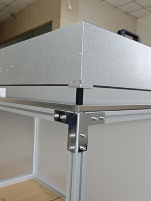 Fluxo de ar laminar uniforme e eficiência de filtragem de 99,99% no capô de fluxo laminar HEPA para espaços de trabalho limpos