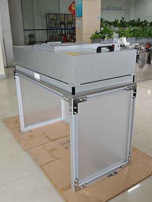 Superfície de trabalho em aço inoxidável Capuz de fluxo laminar Fluxo de ar vertical para área de trabalho estéril