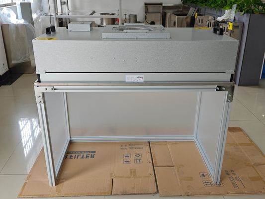 Capuz de fluxo laminar de alumínio Fluxo de ar horizontal 99,99% Eficiência do filtro