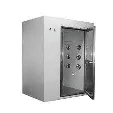 Duche de ar de sala limpa com 12 bicos SUS e 16 bicos