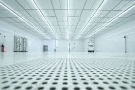 Padrões de fluxo de ar laminar ou misto Sala limpa modular com H14/H13 Filtro Hepa 0,3-0,5 m/s Velocidade média do vento