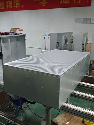 ≥ 99,99% Eficiência de filtragem Capuz de fluxo laminar com material de filtro de fibra de vidro e material de estrutura de aço galvanizado