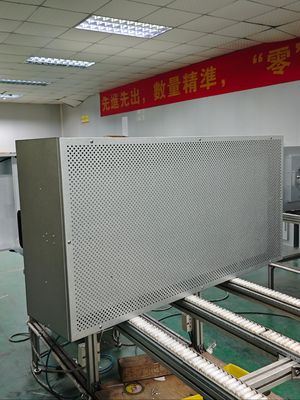 Estrutura de aço galvanizado Filtro de fibra de vidro Capuz de fluxo laminar para exigências do cliente ≥ 99,99% Eficiência