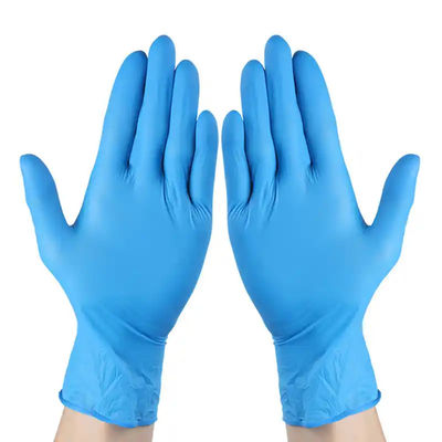 Lantejoulas de nitrilo de sala limpa anti-estática à prova de água sem pó para saúde e pesquisa, indústrias alimentícia e química