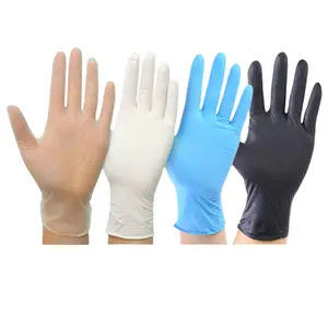 Biofarmacêuticos Luvas descartáveis para salas limpas Classe 100 / Classe 1000 / Classe 10000 Luvas nitrílicas