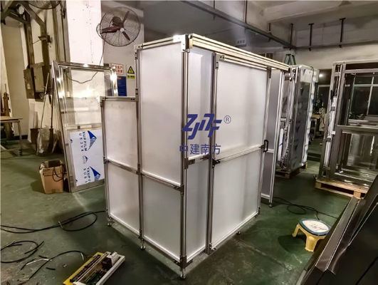 Cabine de Sala Limpa para Fabricação Farmacêutica com Energia e Condições Estéreis e Sensores de Velocidade Sem Contato