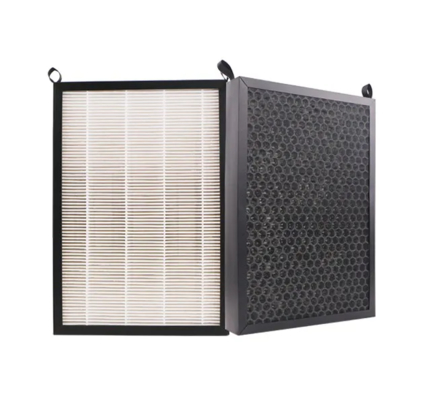 Suporte industrial de fábrica de carbono ativado Filtro de ar HEPA químico para sistema de purificação de ar