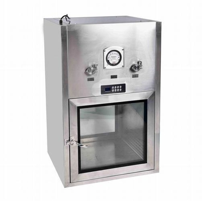 Caixa de passagem para sala limpa simplificada para isolamento de contaminação para limpeza semanal da parede interna