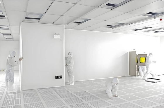 Controle Ambiental Inteligente Sala Limpa Modular tela sensível ao toque de 10 polegadas para monitoramento de temperatura em tempo real