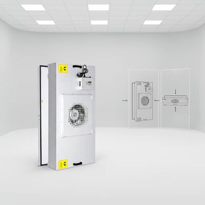 quality Unidade de Filtro de Ventilador HEPA H14 com Estrutura de Aço Inoxidável SUS304 e Controle de Três Velocidades para Salas Limpas factory