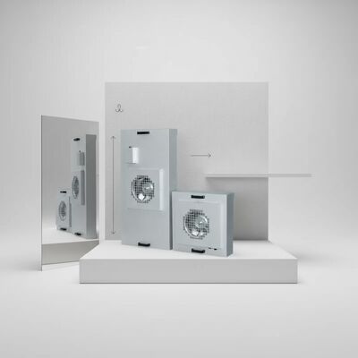 Unidade de Filtro de Ventilador HEPA H14 com Estrutura de Aço Inoxidável SUS304 e Controle de Três Velocidades para Salas Limpas