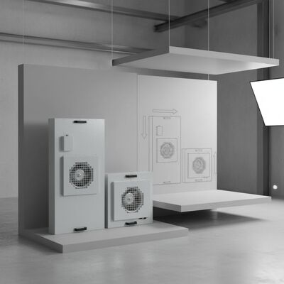Unidade de filtro de ventilador FFU profissional com filtro H14 HEPA SUS304 de aço inoxidável e controle de três velocidades