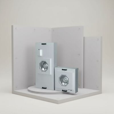 quality Unidade de Filtro de Ventilador HEPA H14 com Estrutura de Aço Inoxidável SUS304 e Controle de Três Velocidades para Salas Limpas factory
