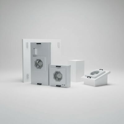 quality Unidade de Filtro de Ventilador HEPA H14 com Estrutura de Aço Inoxidável SUS304 e Controle de Três Velocidades para Salas Limpas factory